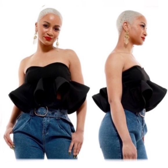 Tops - Sweetheart Top - Black